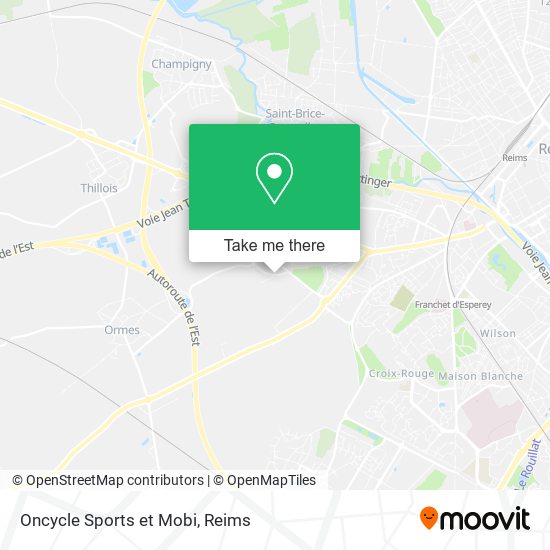 Mapa Oncycle Sports et Mobi