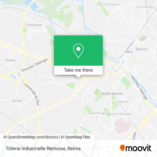 Tôlerie Industrielle Rémoise map