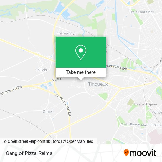 Mapa Gang of Pizza