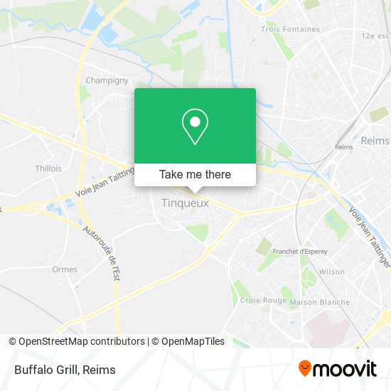 Buffalo Grill map