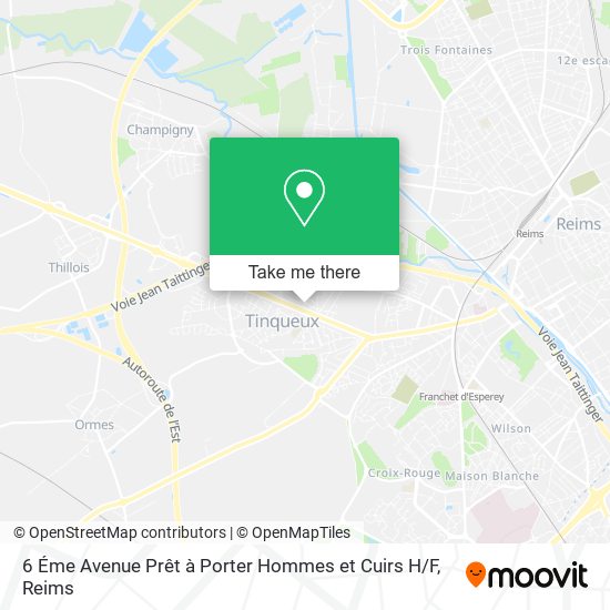 Mapa 6 Éme Avenue Prêt à Porter Hommes et Cuirs H / F