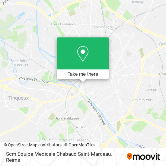 Scm Equipe Medicale Chabaud Saint-Marceau map