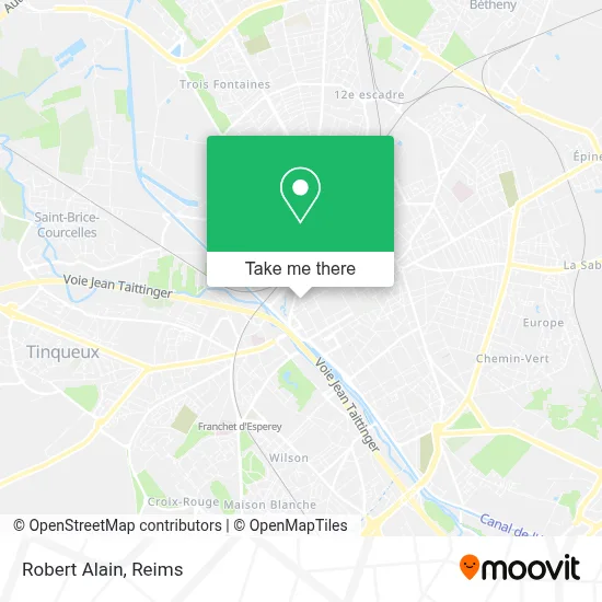 Robert Alain map