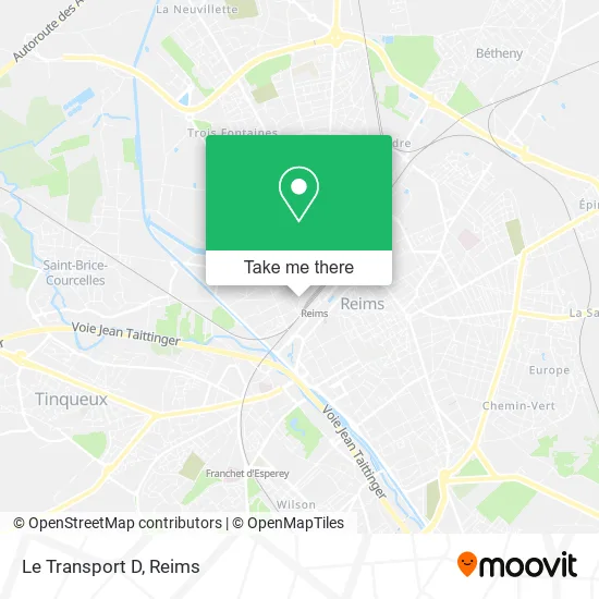 Mapa Le Transport D
