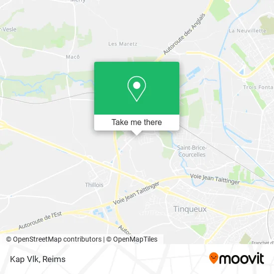 Kap Vlk map