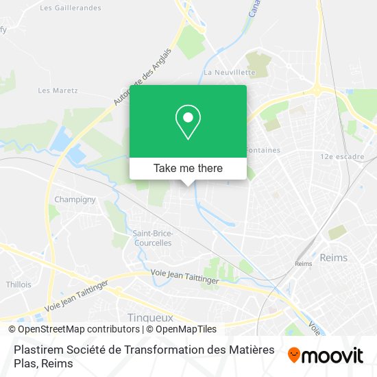 Mapa Plastirem Société de Transformation des Matières Plas