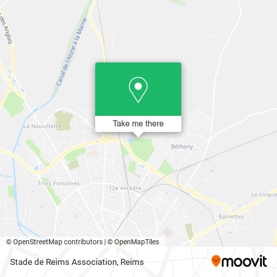 Mapa Stade de Reims Association