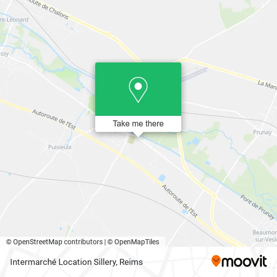 Intermarché Location Sillery map