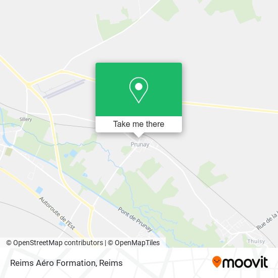 Reims Aéro Formation map