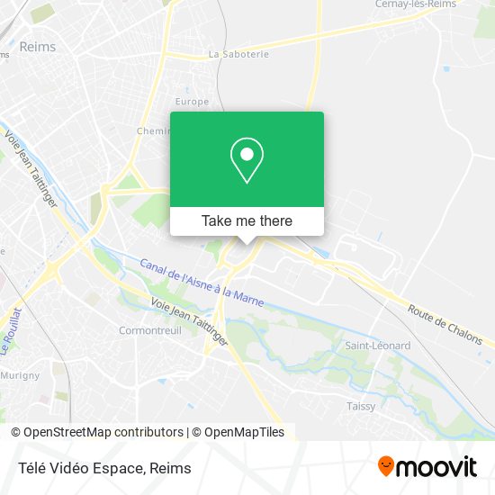 Télé Vidéo Espace map