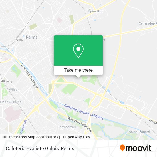 Caféteria Evariste Galois map