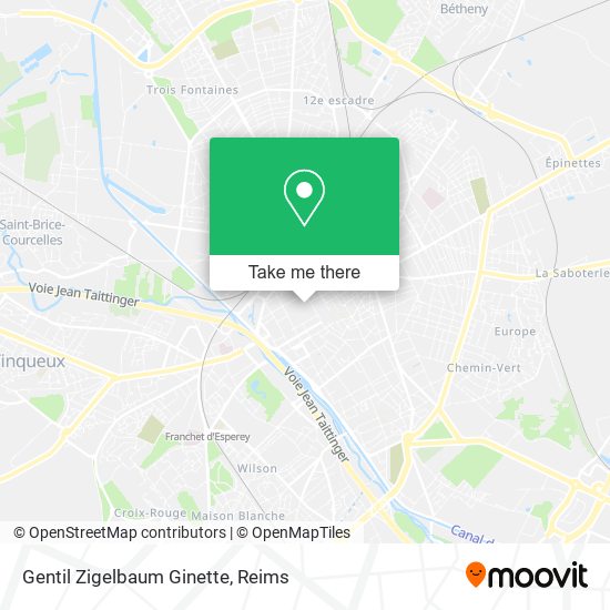 Gentil Zigelbaum Ginette map
