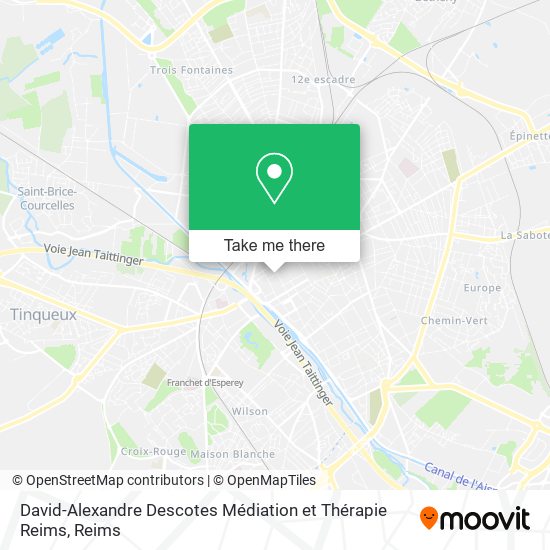 David-Alexandre Descotes Médiation et Thérapie Reims map