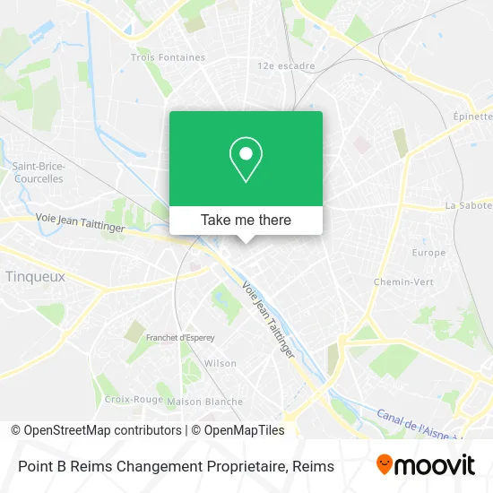 Point B Reims Changement Proprietaire map