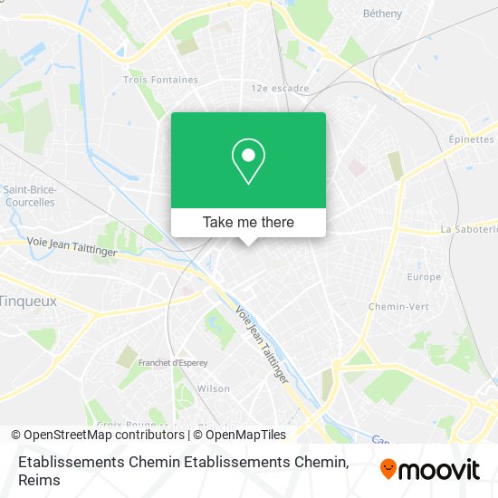 Etablissements Chemin Etablissements Chemin map
