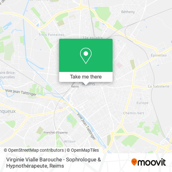 Virginie Vialle Barouche - Sophrologue & Hypnothérapeute map