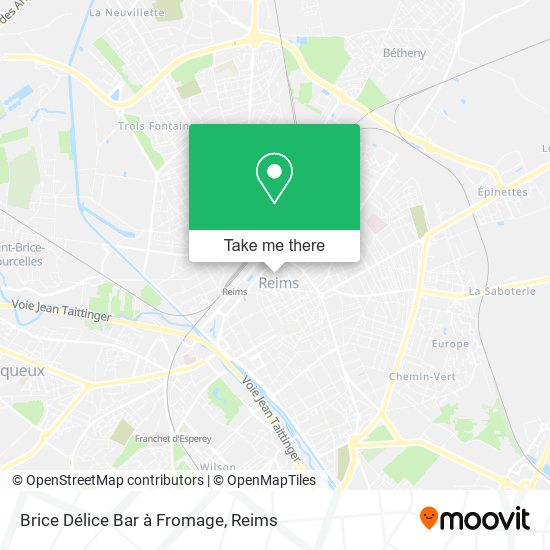 Brice Délice Bar à Fromage map