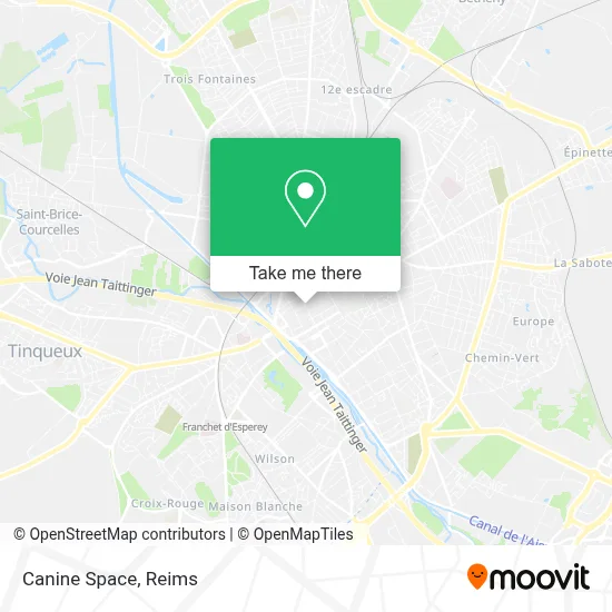 Espace Canin map