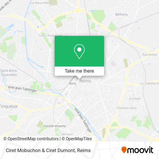 Ciret Mobuchon & Ciret Dumont map