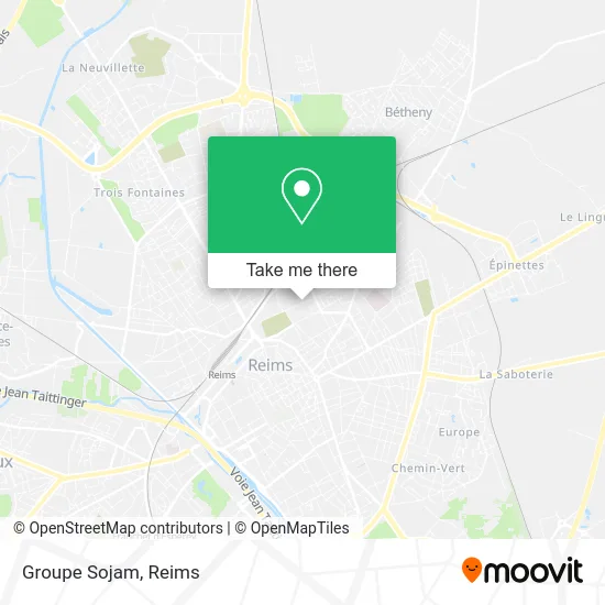 Groupe Sojam map