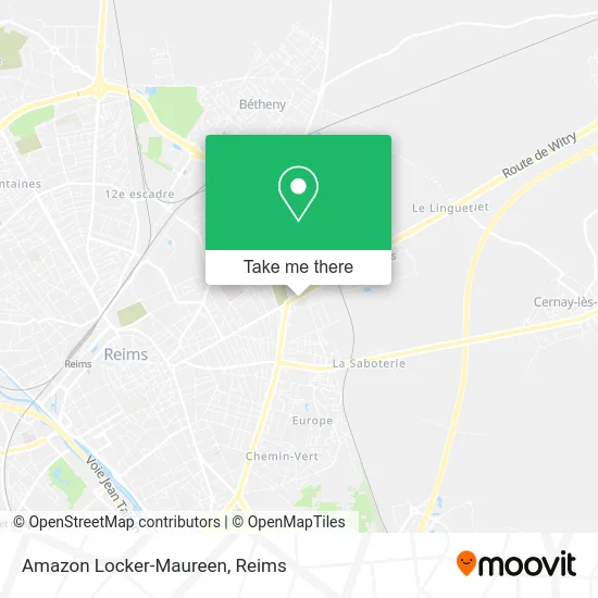 Amazon Locker-Maureen map