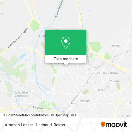 Amazon Locker - Lachaud map