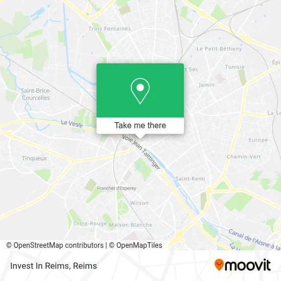 Invest In Reims map