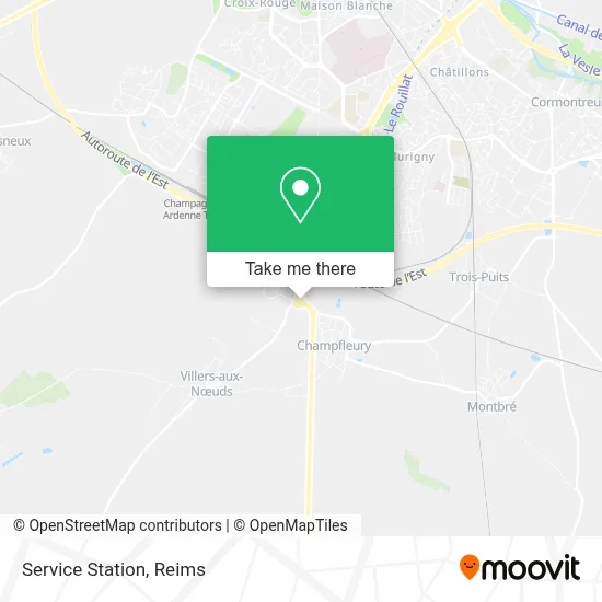 Station Service map