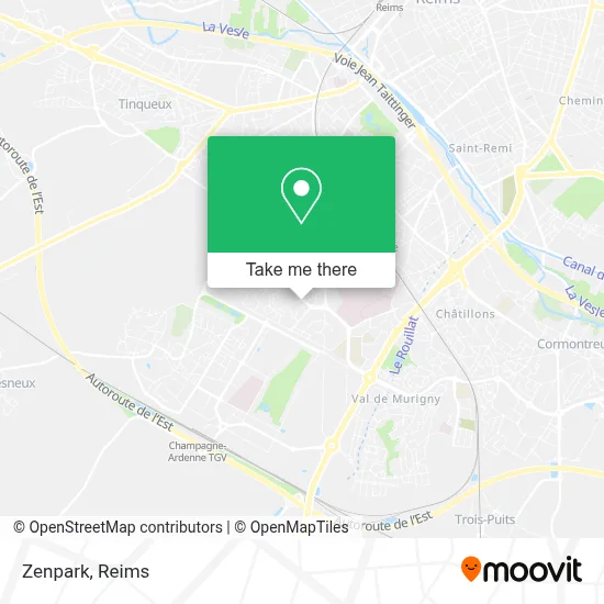 Zenpark map