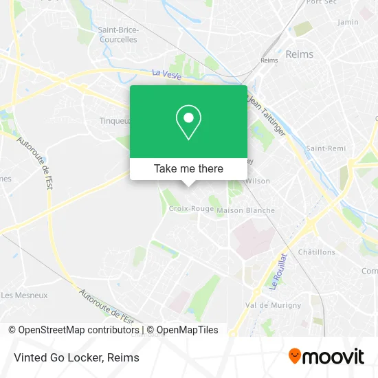 Vinted Go Locker map