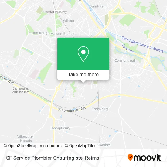 SF Service Plombier Chauffagiste map