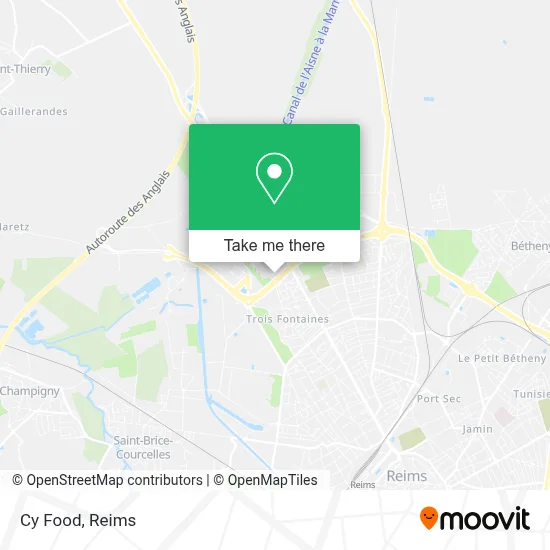 Cy Food map