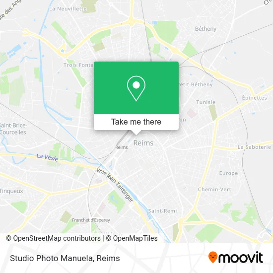 Studio Photo Manuela map