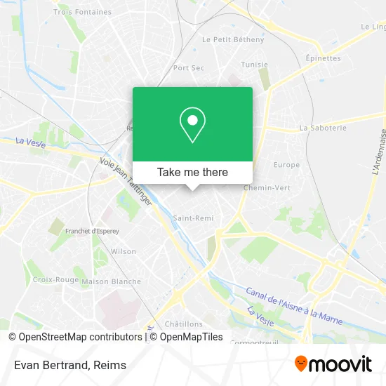 Evan Bertrand map