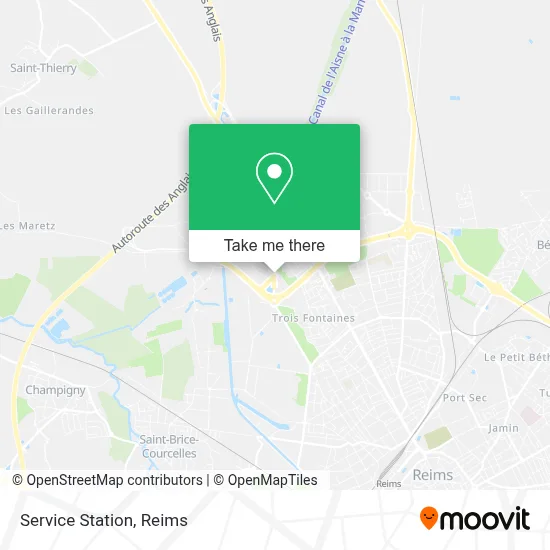 Station Service map