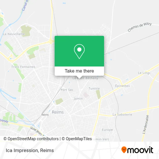 Ica Impression map