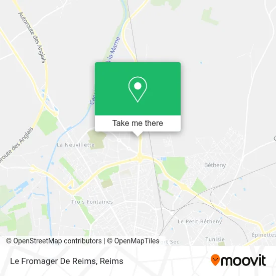 Le Fromager De Reims map