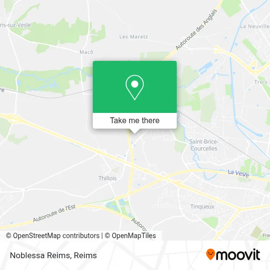 Noblessa Reims map