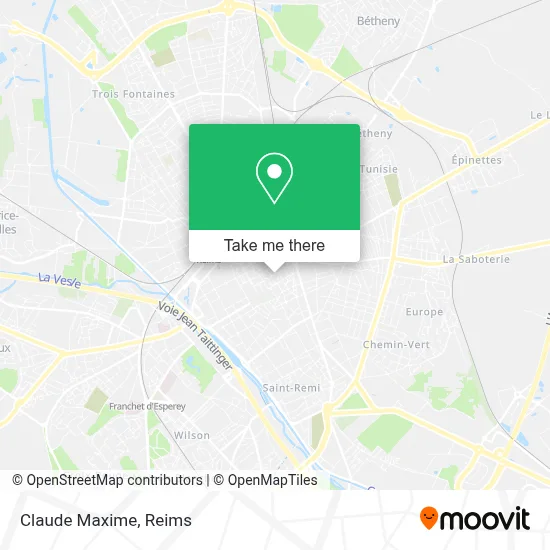 Claude Maxime map