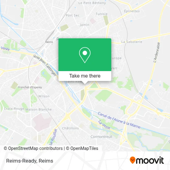 Reims-Ready map