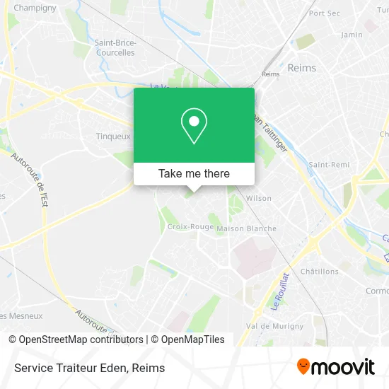 Service Traiteur Eden map