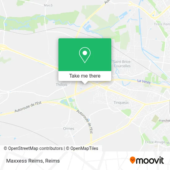 Maxxess Reims map