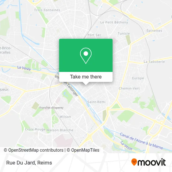 Rue Du Jard map