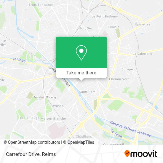 Carrefour Drive map