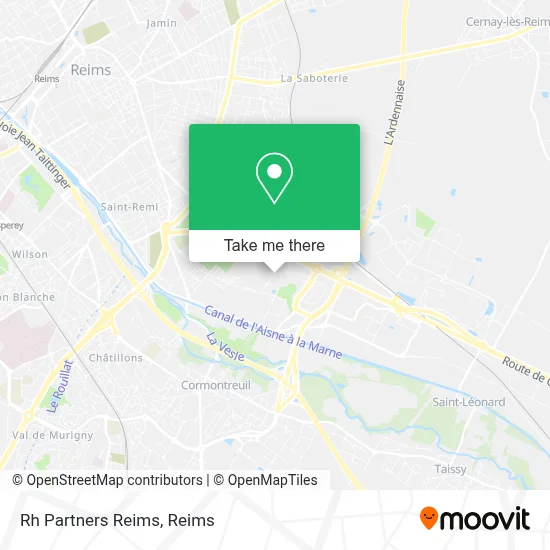 Rh Partners Reims map