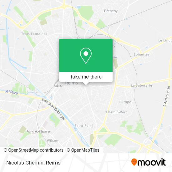 Nicolas Chemin map