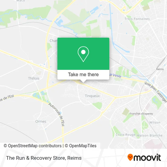 The Run & Recovery Store map