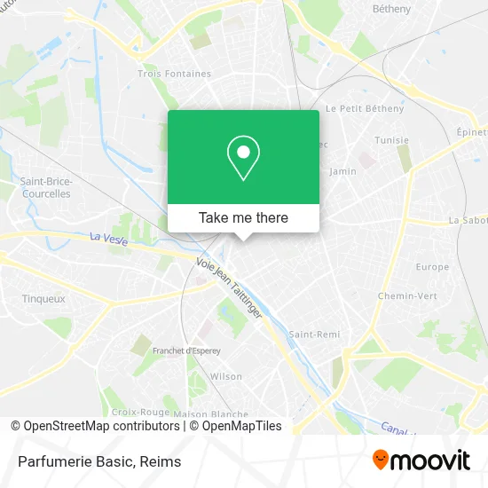 Parfumerie Basic map