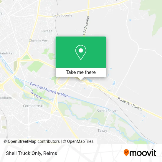 Shell Truck Only map