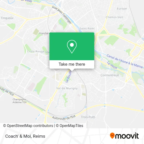 Coach' & Moi map
